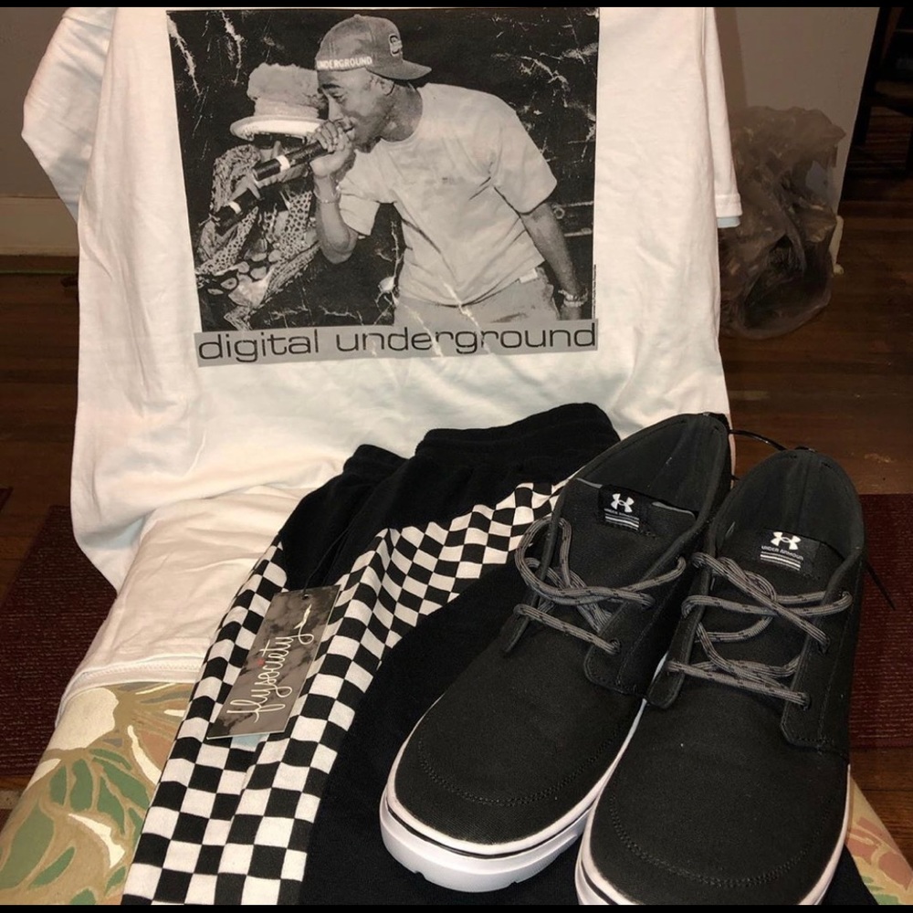 Black and white under armour